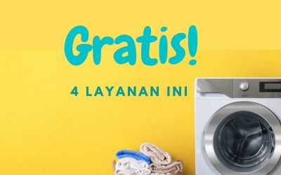 Pakai Saku Laundry Gratis 4 Layanan Ini!